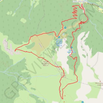 Itinéraire Randonnée Pic Chipou et Pic Gourcy, distance, dénivelé, altitude, carte, profil, trace GPS