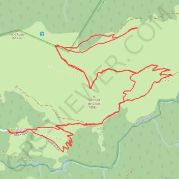 Itinéraire TOURON DE LUZE, distance, dénivelé, altitude, carte, profil, trace GPS