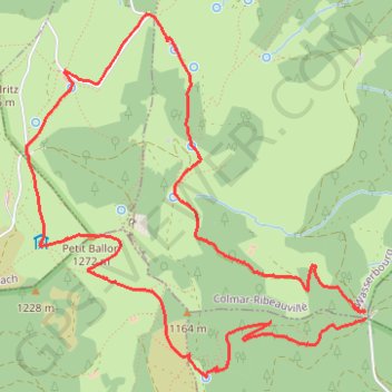 Itinéraire ACTIVE LOG112113, distance, dénivelé, altitude, carte, profil, trace GPS