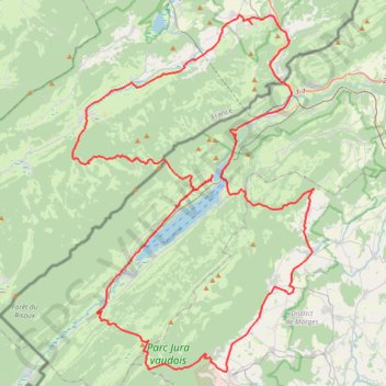 Itinéraire col du marchairuz, distance, dénivelé, altitude, carte, profil, trace GPS