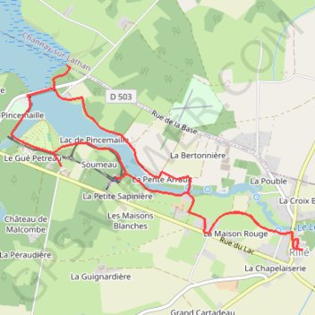 Itinéraire Rille LB, distance, dénivelé, altitude, carte, profil, trace GPS