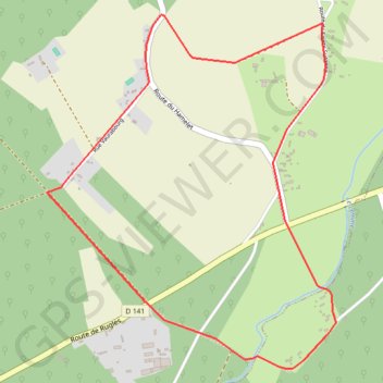 Itinéraire Circuit du Lême - Baux-de-Breteuil, distance, dénivelé, altitude, carte, profil, trace GPS