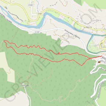Itinéraire Le 815 - Peyreleau, distance, dénivelé, altitude, carte, profil, trace GPS