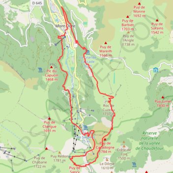 Itinéraire Chemin des crêtes 2023, distance, dénivelé, altitude, carte, profil, trace GPS