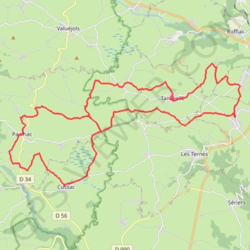 Itinéraire La Planèze de Saint-Flour, distance, dénivelé, altitude, carte, profil, trace GPS