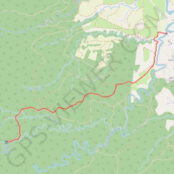 Itinéraire Bois BananesCastra, distance, dénivelé, altitude, carte, profil, trace GPS