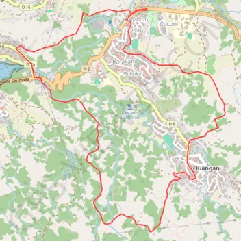 Itinéraire boucle rouge-15918860, distance, dénivelé, altitude, carte, profil, trace GPS
