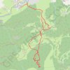 Itinéraire Ski de Rando - départ Richebourg, distance, dénivelé, altitude, carte, profil, trace GPS