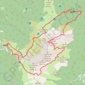Itinéraire Assistance trail 2, distance, dénivelé, altitude, carte, profil, trace GPS