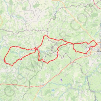 Itinéraire La Printanière - Pierres Jaumâtres 2023 128km-16036643, distance, dénivelé, altitude, carte, profil, trace GPS