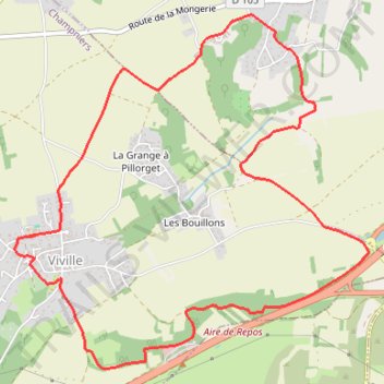 Itinéraire 16-489, distance, dénivelé, altitude, carte, profil, trace GPS