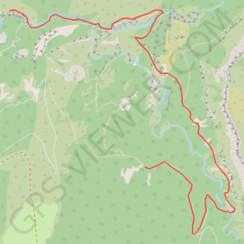 Itinéraire Gorges de Trévans, distance, dénivelé, altitude, carte, profil, trace GPS