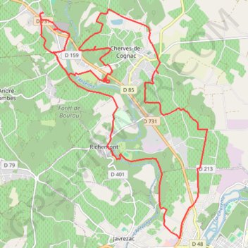 Itinéraire ONmove-500-HRM---01-05-2021, distance, dénivelé, altitude, carte, profil, trace GPS