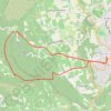 Itinéraire Randonnée à Malaucène, distance, dénivelé, altitude, carte, profil, trace GPS