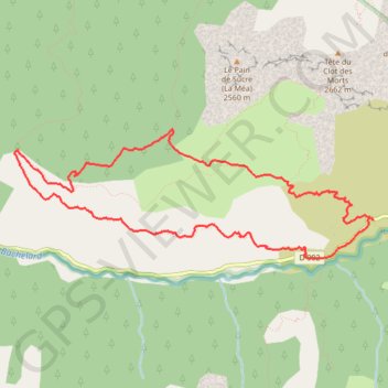 Itinéraire TEMP656.doc.kml_Col de Cloche & Baume Longe 22-07-2018, distance, dénivelé, altitude, carte, profil, trace GPS