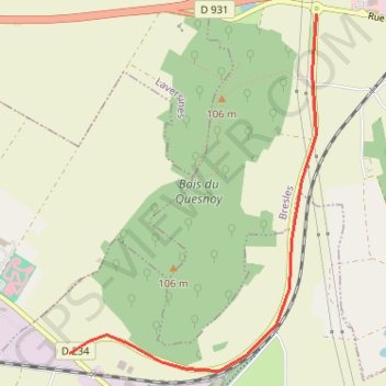 Itinéraire Velopromenade de Hez Variante, distance, dénivelé, altitude, carte, profil, trace GPS