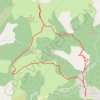 Itinéraire Rando valdeblore, vacherie de rimplas, distance, dénivelé, altitude, carte, profil, trace GPS