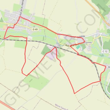 Itinéraire Le sentier des Pierres du Diable - Acq, distance, dénivelé, altitude, carte, profil, trace GPS
