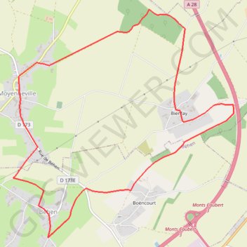 Itinéraire La Vallée de Bienfay, distance, dénivelé, altitude, carte, profil, trace GPS