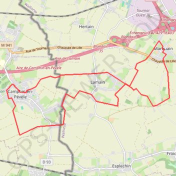 Itinéraire De la voie romaine au Paris-Roubaix, distance, dénivelé, altitude, carte, profil, trace GPS