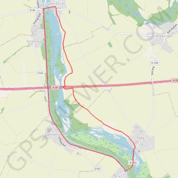 Itinéraire Circuit du Fief Doré - Pargny, distance, dénivelé, altitude, carte, profil, trace GPS