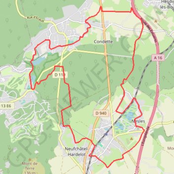 Itinéraire Sentier de la Buqueuse, distance, dénivelé, altitude, carte, profil, trace GPS