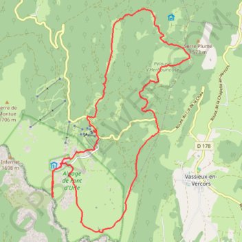 Itinéraire Première sortie sur le plateau du Vercors, distance, dénivelé, altitude, carte, profil, trace GPS