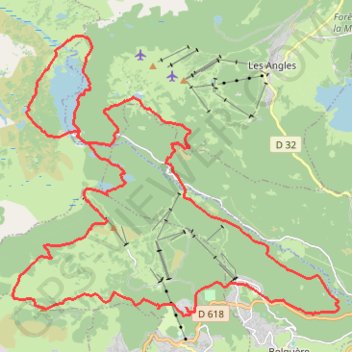 Itinéraire Trail Blanch Font-Romeu, distance, dénivelé, altitude, carte, profil, trace GPS