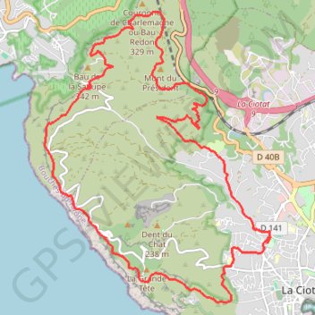 Itinéraire Sentier des crêtes, distance, dénivelé, altitude, carte, profil, trace GPS