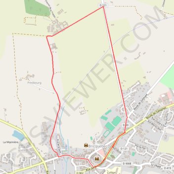 Itinéraire parcours ste Anne, distance, dénivelé, altitude, carte, profil, trace GPS