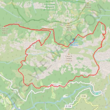 Itinéraire Sur les hauteurs d'Ota, distance, dénivelé, altitude, carte, profil, trace GPS