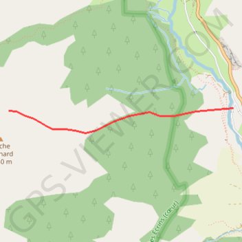 Itinéraire Crête de Roche Bernard, distance, dénivelé, altitude, carte, profil, trace GPS