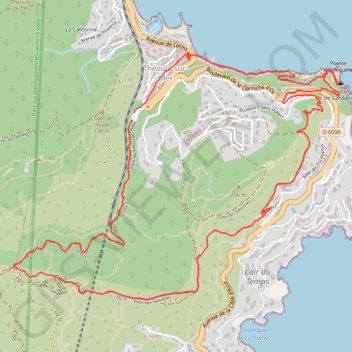 Itinéraire 2022 12 16 - Theoule Ntre dame d'Afrique pointe de l'aiguille, distance, dénivelé, altitude, carte, profil, trace GPS
