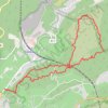 Itinéraire Rando Cassis - Mont Gibaou, distance, dénivelé, altitude, carte, profil, trace GPS