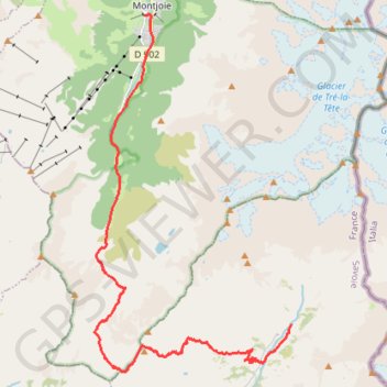Itinéraire NewTrack, distance, dénivelé, altitude, carte, profil, trace GPS