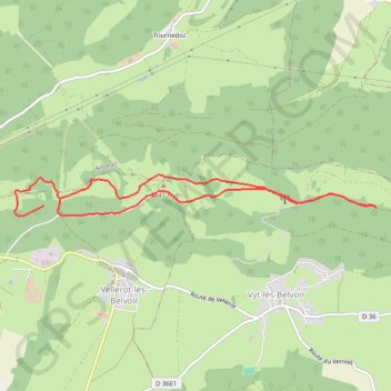 Itinéraire La montagne du Lomont, distance, dénivelé, altitude, carte, profil, trace GPS