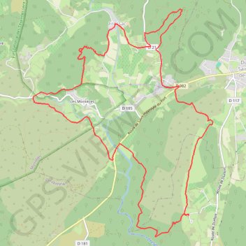 Itinéraire Le château de Fressac, distance, dénivelé, altitude, carte, profil, trace GPS