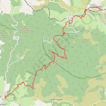 Itinéraire etape1-parcours_1545740, distance, dénivelé, altitude, carte, profil, trace GPS