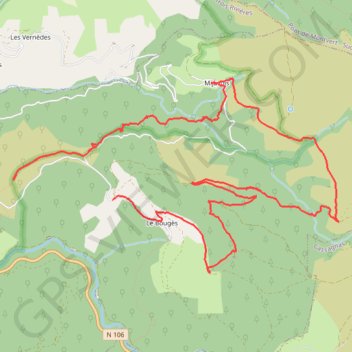 Itinéraire Cans et Cévennes Randonnée, distance, dénivelé, altitude, carte, profil, trace GPS
