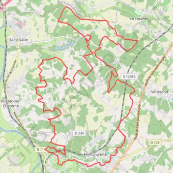 Itinéraire Foncouverte rando VTT 35kms-15802993, distance, dénivelé, altitude, carte, profil, trace GPS