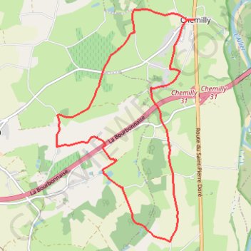 Itinéraire Les Vignes, distance, dénivelé, altitude, carte, profil, trace GPS