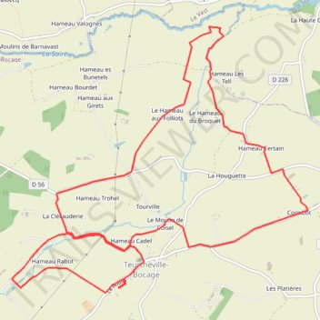 Itinéraire Marche Téléthon 12,6 km, distance, dénivelé, altitude, carte, profil, trace GPS