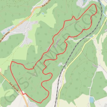 Itinéraire Circuit du Bambois - Épinal, distance, dénivelé, altitude, carte, profil, trace GPS