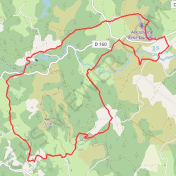 Itinéraire Circuits des Croix - Peyrelevade - Pays de Haute Corrèze, distance, dénivelé, altitude, carte, profil, trace GPS
