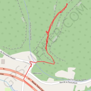 Itinéraire Plateau - Phase I, distance, dénivelé, altitude, carte, profil, trace GPS