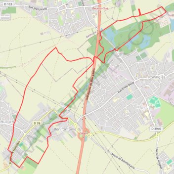 Itinéraire Sentier la Fontaine Bénie, distance, dénivelé, altitude, carte, profil, trace GPS