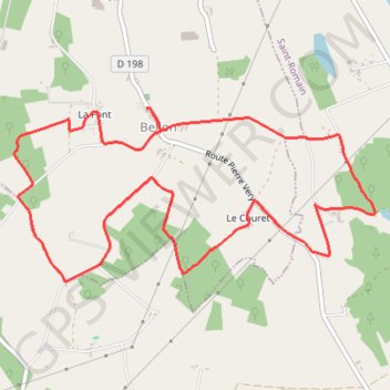 Itinéraire Circuit Pierre Very - Bellon, distance, dénivelé, altitude, carte, profil, trace GPS