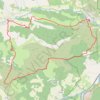 Itinéraire Circuit des plâtriers - Rouvenac, distance, dénivelé, altitude, carte, profil, trace GPS