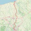 Itinéraire Dieppe - Auffay - Rouen, distance, dénivelé, altitude, carte, profil, trace GPS