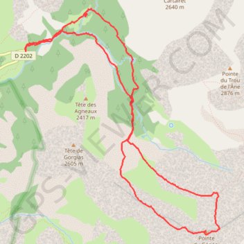 Itinéraire Pointe du Génépi, distance, dénivelé, altitude, carte, profil, trace GPS